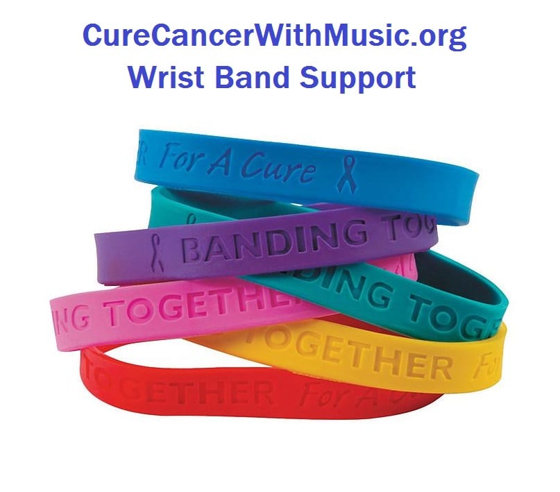 Wrist Band Support - CureCancerWithMusic.org
